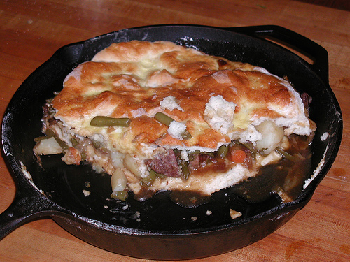 Tasty Missouri grassfed beef potpie